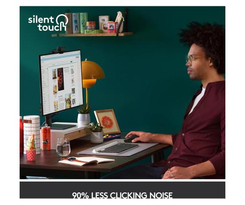 LOGITECH Signature M650 L, must - Juhtmevaba hiir