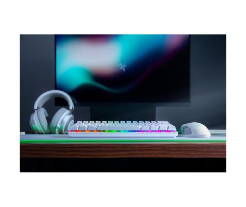 RAZER Huntsman Mini Mercury Ed. RAZER Red Switch, SWE, valge - Mehaaniline klaviatuur