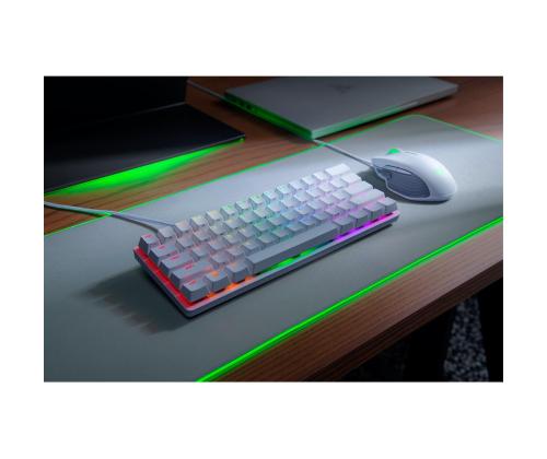 RAZER Huntsman Mini Mercury Ed. RAZER Red Switch, SWE, valge - Mehaaniline klaviatuur