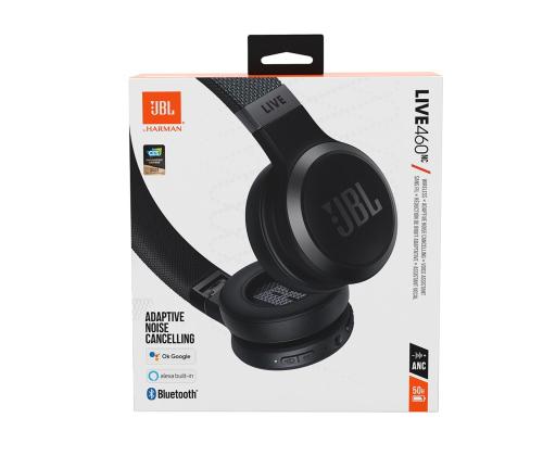 JBL Live 460, must - Kõrvapealsed juhtmevabad kõrvaklapid