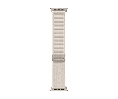 APPLE Watch 49mm, Alpine Loop, Large, tähevalgus - Vahetusrihm