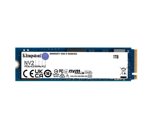 Kingston NV2 PCIe 4.0 NVMe M2 SSD, 1 TB - SSD
