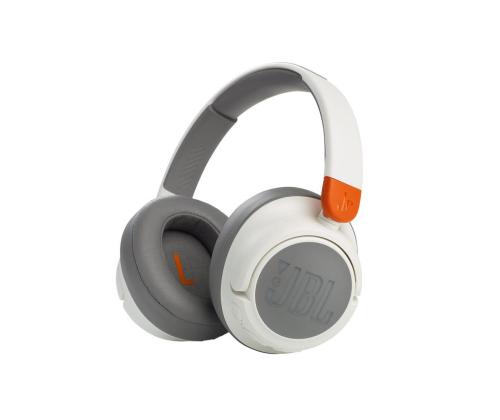 JBL JR 460, valge/hall - Kõrvapealsed juhtmevabad kõrvaklapid