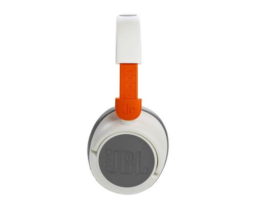 JBL JR 460, valge/hall - Kõrvapealsed juhtmevabad kõrvaklapid