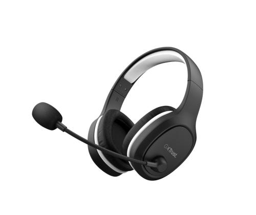 Trust GXT 391 Thian, must - Juhtmevaba peakomplekt