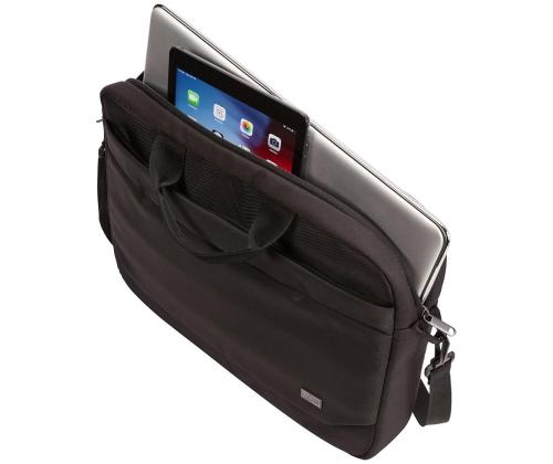 Case Logic Advantage Attaché 15,6", must - Sülearvutikott