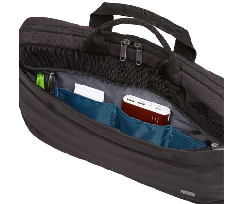 Case Logic Advantage Attaché 15,6", must - Sülearvutikott