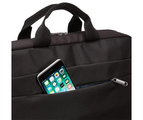 Case Logic Advantage Attaché 15,6", must - Sülearvutikott