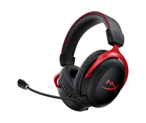 HyperX Cloud II Wireless, must/punane - Juhtmevaba peakomplekt