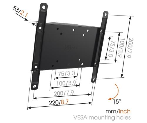 Teleri seinakinnitus Vogel's MA2010 (19-40")