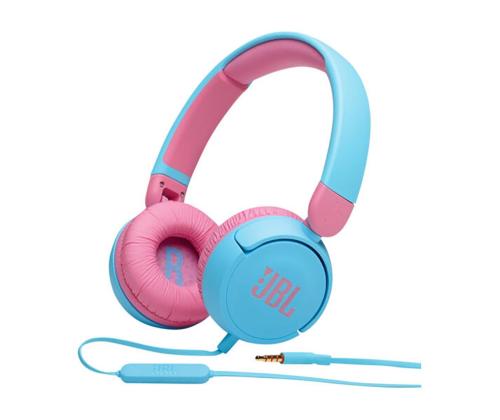 JBL JR 310, sinine/roosa - Kõrvapealsed kõrvaklapid
