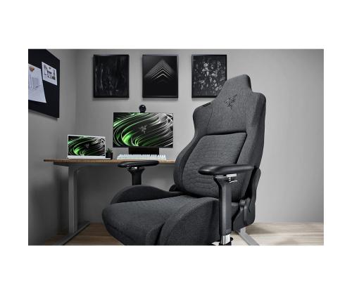 Razer Iskur XL Fabric, kangas, tumehall - Mänguritool