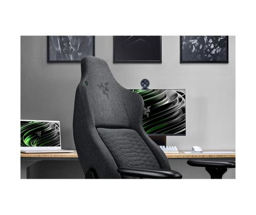 Razer Iskur XL Fabric, kangas, tumehall - Mänguritool