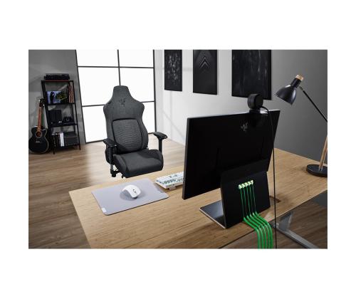 Razer Iskur XL Fabric, kangas, tumehall - Mänguritool