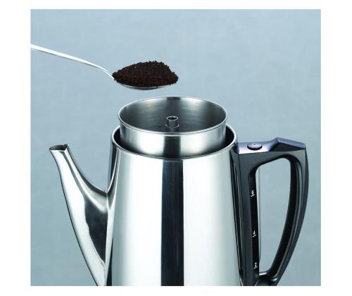 C3, 6 tassi, must/hõbedane - Mulksukann