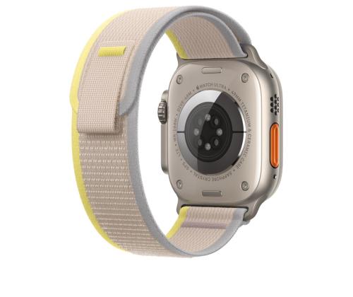 Apple Watch 49mm, Trail Loop, M/L, kollane/beež - Vahetusrihm