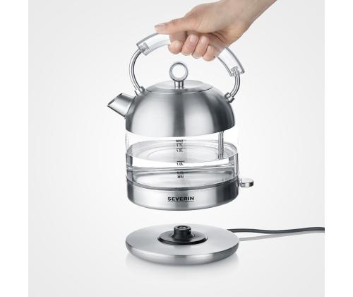SEVERIN, 2400 W, 1.7 L, klaas - Retro Veekeetja