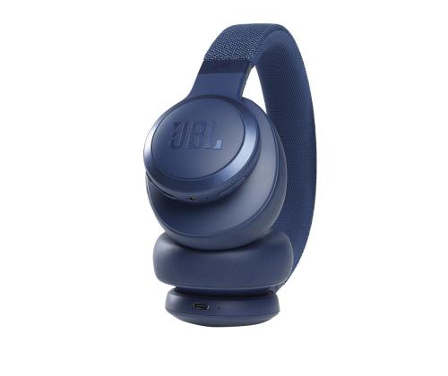JBL Live 660, sinine - Juhtmevabad üle kõrva kõrvaklapid