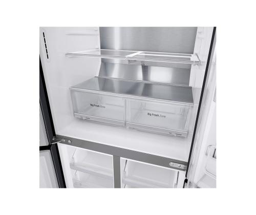 LG Water & Ice Dispenser Instaview™, 508 L, must - SBS Külmik