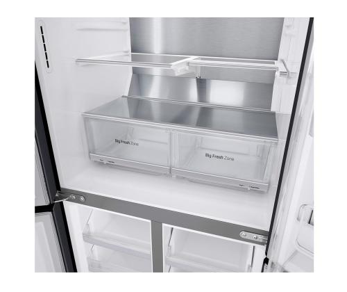 LG Water & Ice Dispenser Instaview™, 508 L, must - SBS Külmik