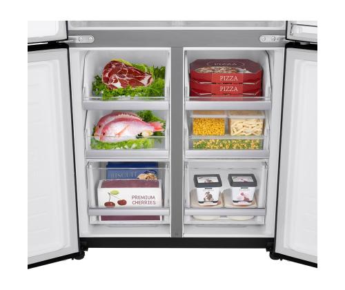 LG Water & Ice Dispenser Instaview™, 508 L, must - SBS Külmik