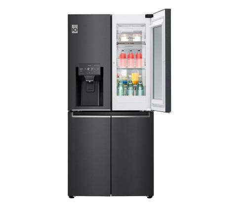 LG Water & Ice Dispenser Instaview™, 508 L, must - SBS Külmik