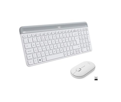 LOGITECH Slim Combo MK470, SWE, valge - Juhtmevaba klaviatuur + hiir