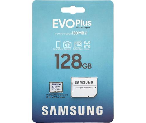 Mälukaart Micro SDXC EVO Plus 2021 + SD adapter (128GB)