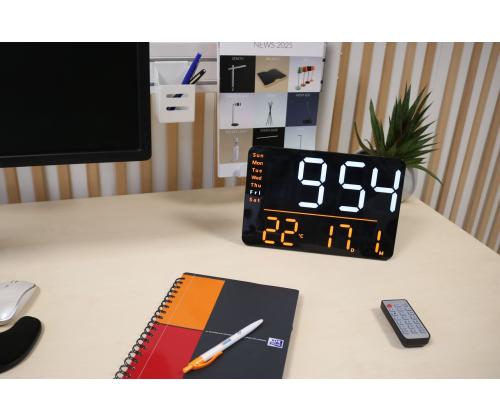 Seinakell UNILUX Numi digitaalne must