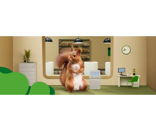 Tualettpaber 3-kihiline SERLA Orava 8rl, valge