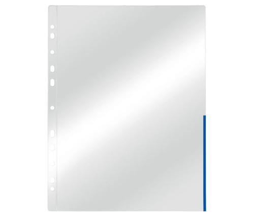 Signaaltasku köidetav A4 ESSELTE 105mic sinine 100 tk