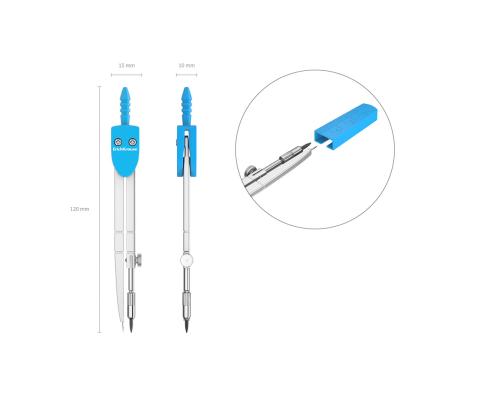 Sirkel plastkarbis 18cm ERICH KRAUSE School