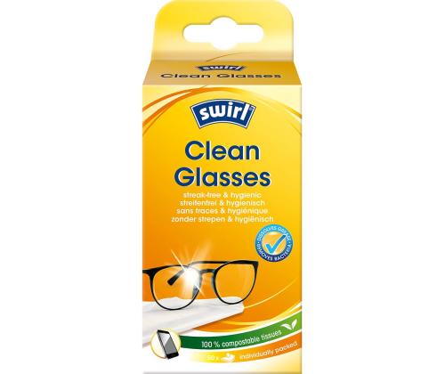 Swirl Clean Glasses, 50 tk - Prillipuhastuslapid