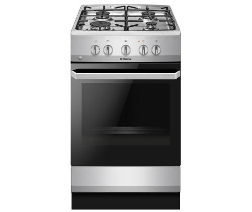 Hansa, 67 L, 50 cm, roostevaba teras - Gaasipliit gaasiahjuga