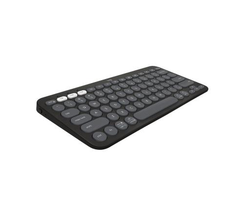 Logitech Pebble Keys 2 K380s, US, must - Juhtmevaba klaviatuur