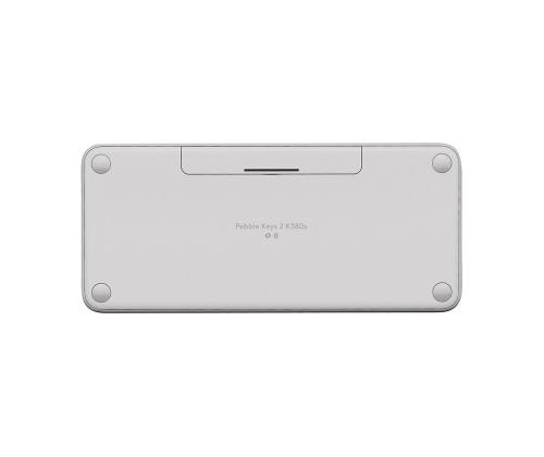 Logitech Pebble Keys 2 K380s, US, valge - Juhtmevaba klaviatuur