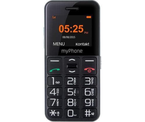 MyPhone Halo Easy, must - Mobiiltelefon