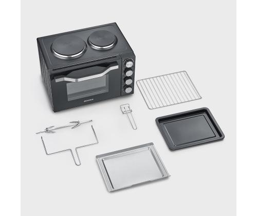 Severin, 30 L, 2500 W, must - Miniahi kahe keedualaga