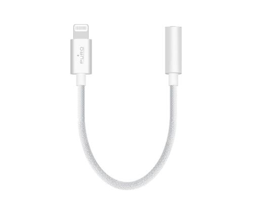 Puro Fabrik, 3,5 mm - Lightning, valge - Adapter