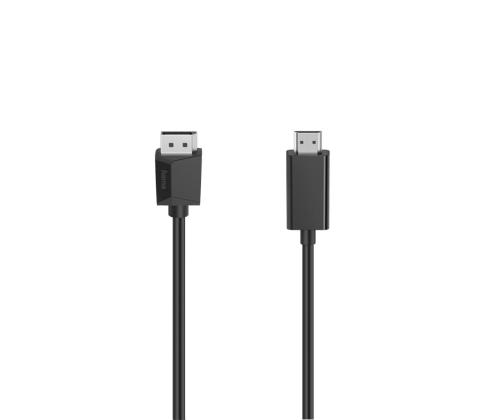 Hama Video Cable DisplayPort / HDMI, 1,5m, must - Videokaabel