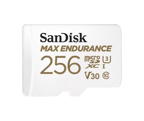 SanDisk Max Endurance, 256 GB, microSDHC, valge - Mälukaart