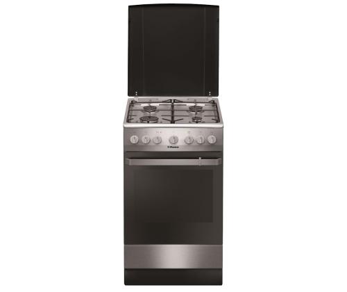 Hansa, 8 programmi, 62 L, roostevaba teras - Eraldiseisev gaasipliit elektriahjuga