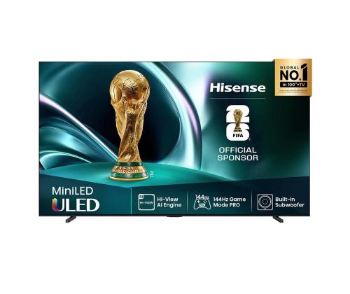 Hisense U7Q, 85'', 4K UHD, Mini LED, must - Teler
