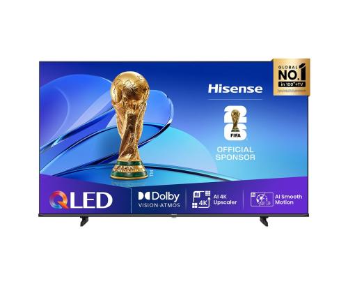Hisense E7Q, 85'', 4K UHD, QLED, must - Teler