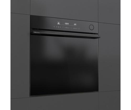 Hisense, 77 L, pürolüütiline puhastus, must - Integreeritav ahi