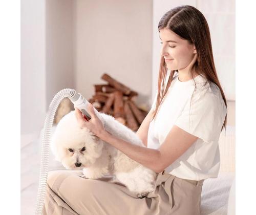 Petkit FurWaker 5-ühes (AirClipper), vaakumfunktsioon, valge/hall - Lemmikloomade hoolduskomplekt