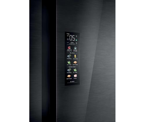 Haier S+ 4D 7, No Frost, 601 L, kõrgus 190 cm, must - SBS-külmik