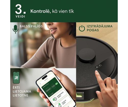 IRobot Roomba® 105 Combo+, märg- ja kuivpuhastus, must - Robottolmuimeja