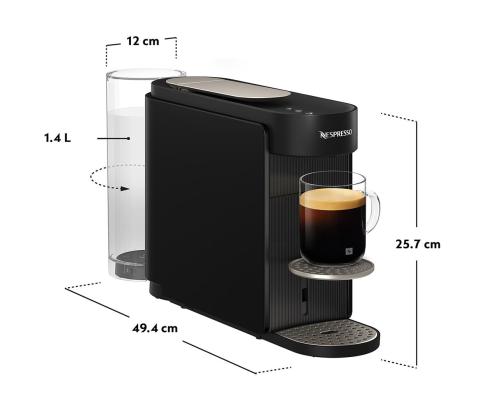 Krups Nespresso Vertuo Up, must - Kapsekohvimasin