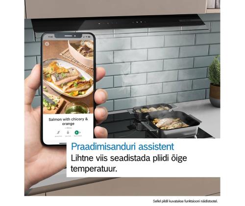 Bosch, Seeria 6, raamita, laius 80.2 cm, must - Integreeritav induktsioonpliidiplaat